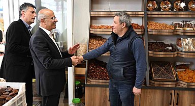 AK Parti Malatya Büyükşehir Başkan Adayı Sami Er'den Esnaf ziyaretleri