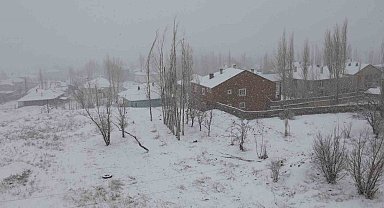 Başkale'de kar yağışı etkili oldu