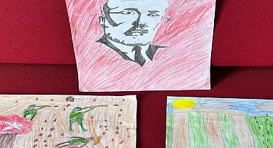 Çıldır İlkokulunda İstiklal Marşını Güzel Okuma ve Resim Yarışması