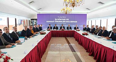 Cumhurbaşkanı Yardımcısı Yılmaz, Tunceli'yi ziyaret etti