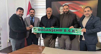 Doğanşehir Spor Kulübü'nden Başkan Zelyurt'a ziyaret