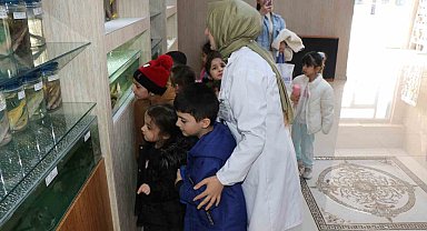 Elazığ'da öğrenciler Balık Müzesini gezdi