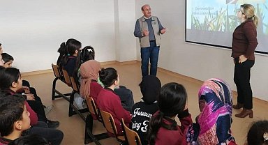 Elazığ'da öğrencilere tabiat eğitimi verildi