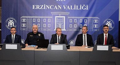 Erzincan'da 'Seçim Güvenliği' toplantısı gerçekleşti