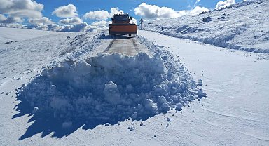 Erzincan'ın yüksek kesimler beyaza büründü