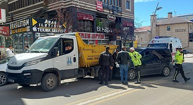 Erzurum'da seçim günü trafik kazası: 1 yaralı
