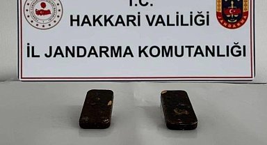 Hakkari'de 1 kilo 870 gram külçe altın ele geçirildi