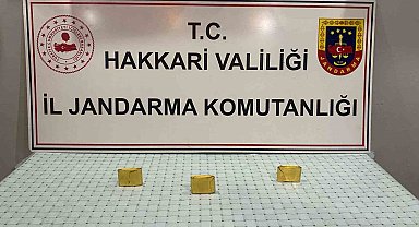 Hakkari'de 3 kilo altın ele geçirildi