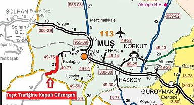 Heyelan meydana gelen yol kısa sürede trafiğe açıldı