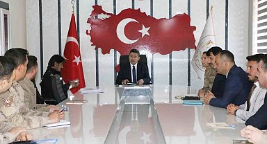 Hizan'da 'Seçim Güvenliği Toplantısı' yapıldı