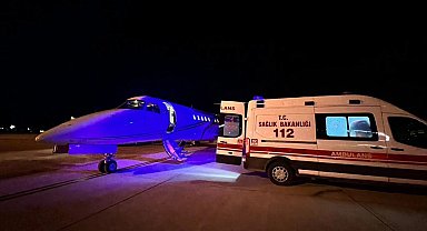 Kalp hastası bebek, ambulans uçakla Ankara'ya sevk edildi