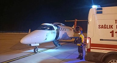 Kalp hastası bebek ambulans uçakla İstanbul'a sevk edildi