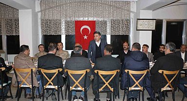 Kaymakam Özçelik, şehit aileleri ve gazilerle iftar yemeğinde bir araya geldi