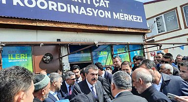 Milli Eğitim Bakanı Tekin, Çat'ta Cumhur İttifakı için destek istedi