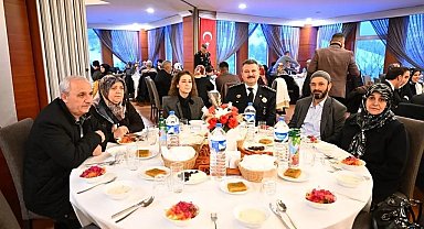 Şehit yakınları ve gaziler iftar sofrasında buluştu