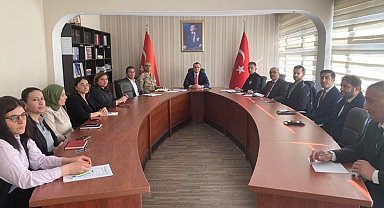 Susuz'da seçim güvenlik toplantısı yapıldı