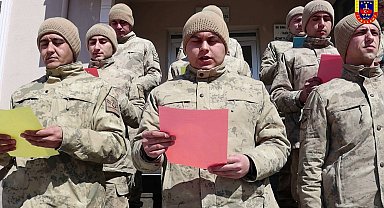 Türkiye-İran sınırında görevli askerler çocukların mektubuyla duygulandı