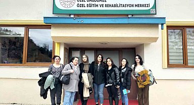Üniversite öğrencilerinden rehabilitasyon merkezine 'Gönüllülük' yolculuğu
