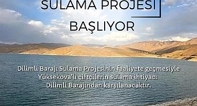 Vali Çelik "Dilimli Barajı 1. Kısım Sulama Projesi ihale edildi"