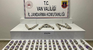 Van'da 14 kilo eroin ve 59 bin adet sentetik hap ele geçirildi