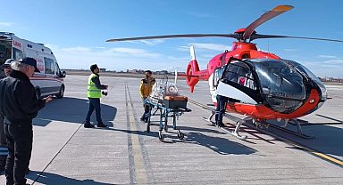 12 günlük bebek, helikopterle Van'a sevk edildi
