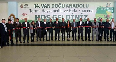 14. Van Doğu Anadolu Tarım Hayvancılık ve Gıda Fuarı kapılarını açtı