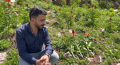 20 günlük ömrü olan çiçeği bıçakla kestiler