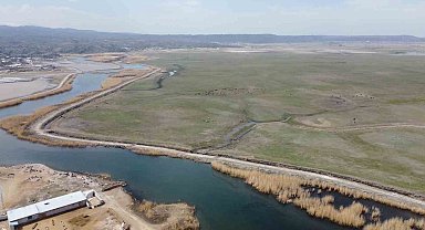 Ağrı Dağı eteklerindeki doğal yaşam havadan görüntülendi