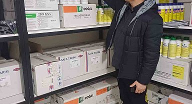 Ağrı'da bitki koruma ürünleri bayileri denetimden geçti