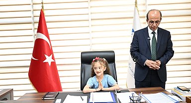 Başkan Geçit koltuğunu Fatma Nazlı'ya devretti