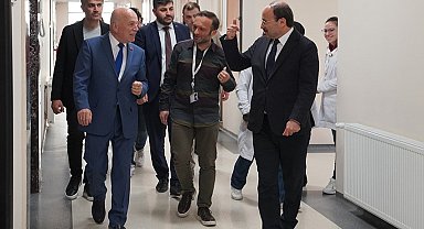 Başkan Sekmen ve Rektör Çakmak, Üniversite sanayi iş birliği için buluştu