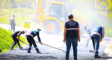 Battalgazi'de yol çalışmaları sürüyor