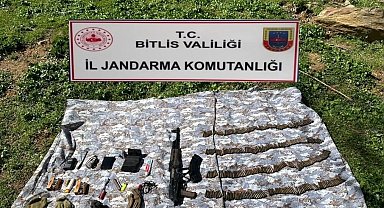 Bitlis'te silah ve mühimmat ele geçirildi