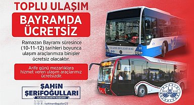 Elazığ Belediyesi'nden ücretsiz ulaşım hizmeti