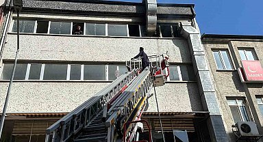 Elazığ'da havalandırma motoru yangın çıkardı
