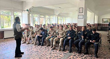 Elazığ'da jandarma personeline yangın eğitimi