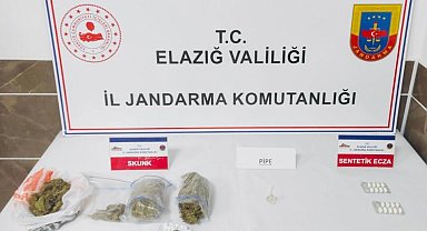 Elazığ'da jandarma uyuşturucuya geçit vermiyor: 5 gözaltı