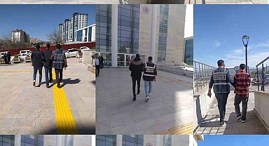 Elazığ'da kesinleşmiş hapis cezası bulunan 18 zanlı yakalandı