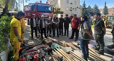 Elazığ'da orman yangınları ile mücadele eğitimleri sürüyor