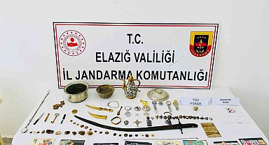 Elazığ'da tarihi eser kaçakçılığı operasyonu