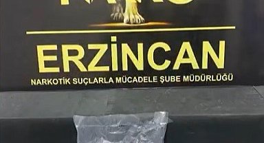 Erzincan'da 523 gram skunk ele geçirildi