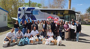 Erzurum'da çocuklar için kütüphane kurdular