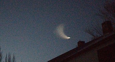 Gizemli Işık Yüksekova'da da görüldü