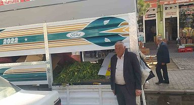 Güroymak'ta çiriş otu tezgahlarda yerini aldı