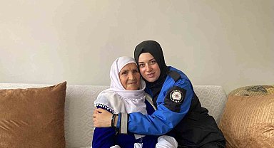 Hakkari polisinden 100 yaşındaki Zeynep nineye ziyaret