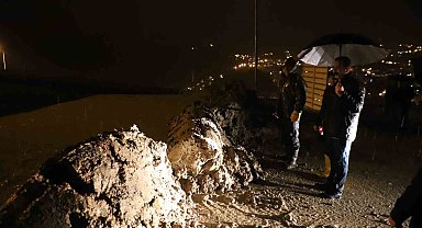 Hakkari'de sel suları ile mücadele çalışması