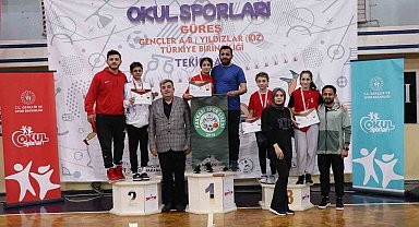 Hakkarili sporcular Türkiye birinci oldu