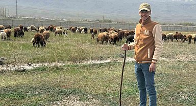 Iğdır'da hayvanlar meraya çıktı