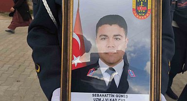 Kalp krizi sonucu vefat eden uzman çavuş son yolculuğuna uğurlandı