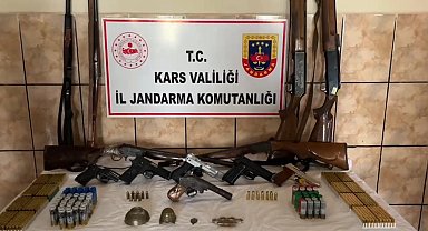 Kars'ta silah ve tarihi eser kaçakçılarına operasyon